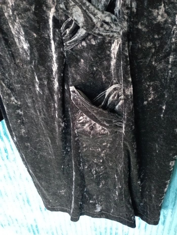 Robe sexy velours noir - photo numéro 3