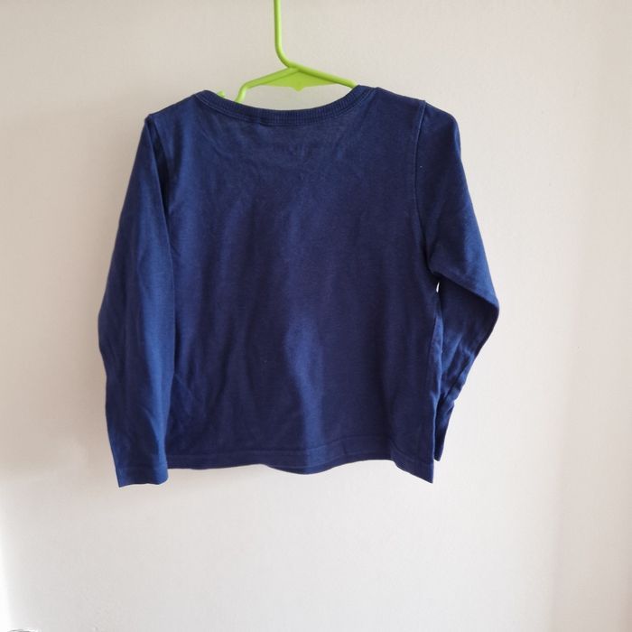 3/4 ans tee-shirt bleu marine - photo numéro 3