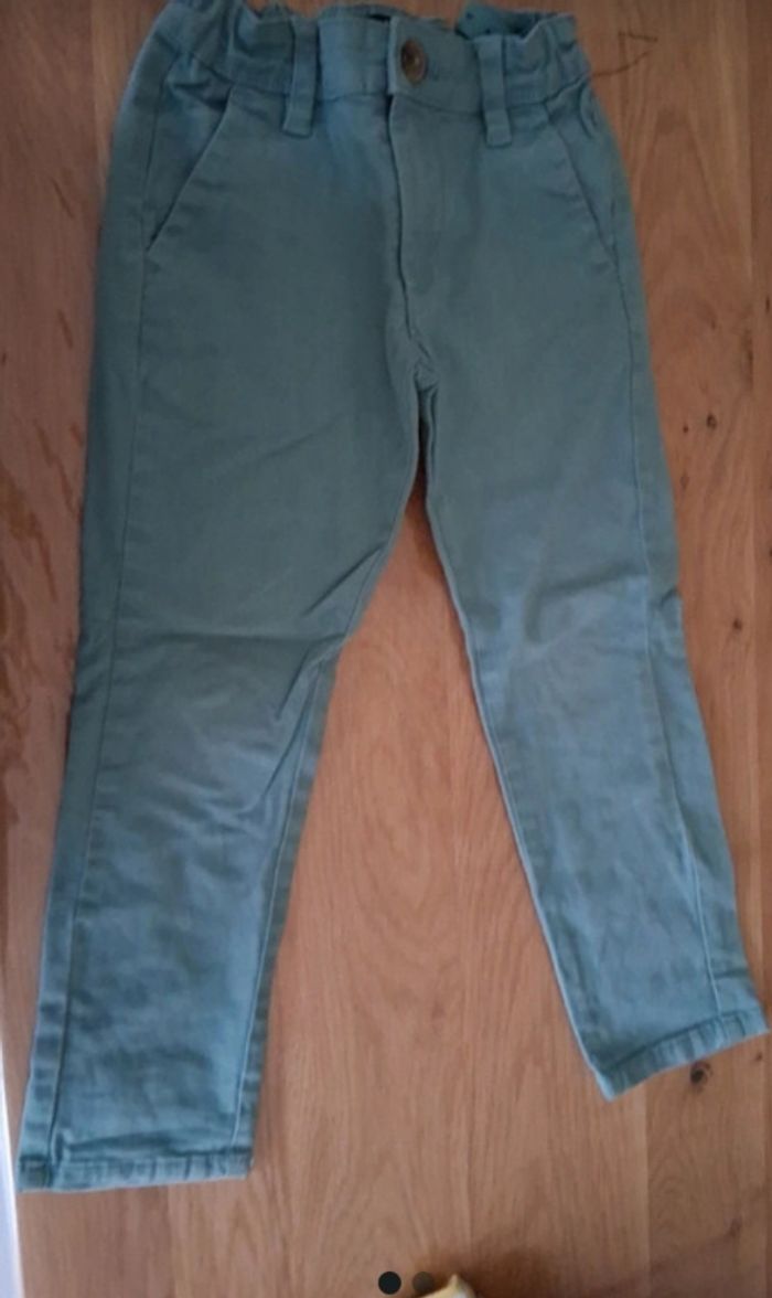 Pantalon vert 4 ans