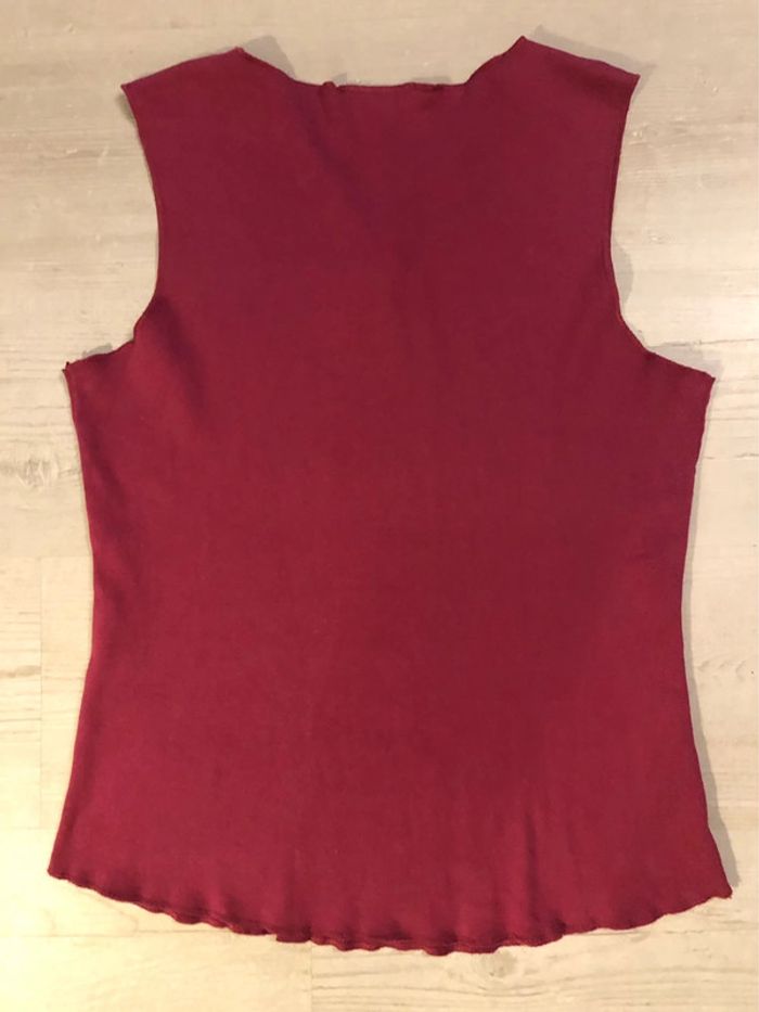 AN16:Débardeur vieux rose T 4 (42/44) NEUF - photo numéro 8