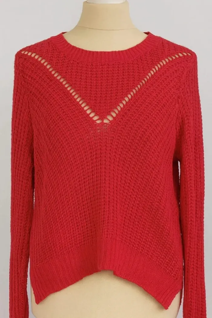 Pull rose Véro Moda Taille L - photo numéro 2