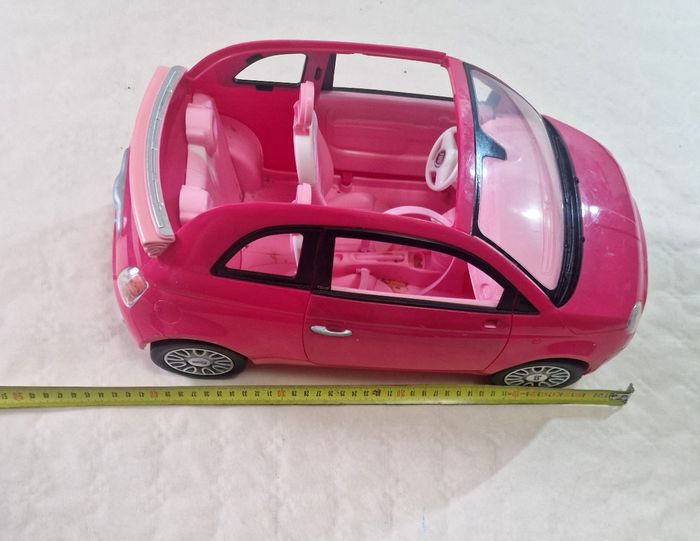 Voiture Barbie  , Fiat 500 , 2012  , Mattel - photo numéro 10