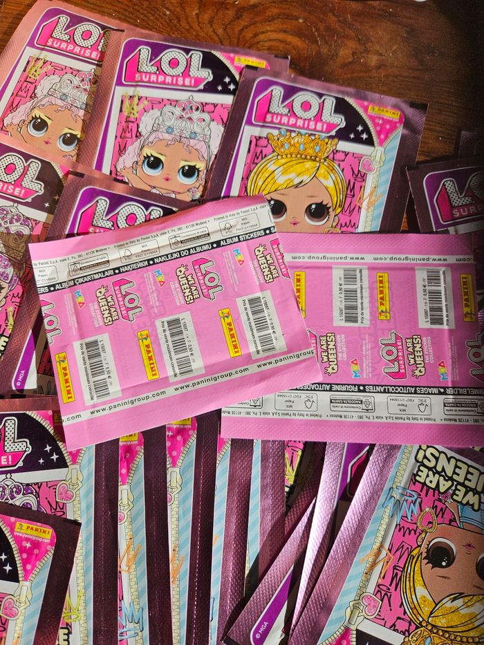 Lot pochettes LOL panini - photo numéro 6