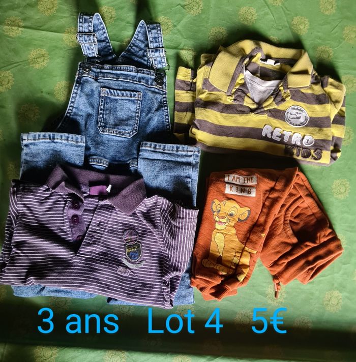 Lot vêtements 3 ans