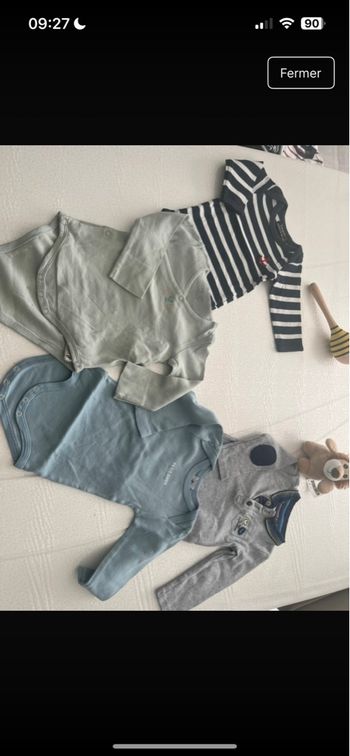 Lot de bodies 6 mois