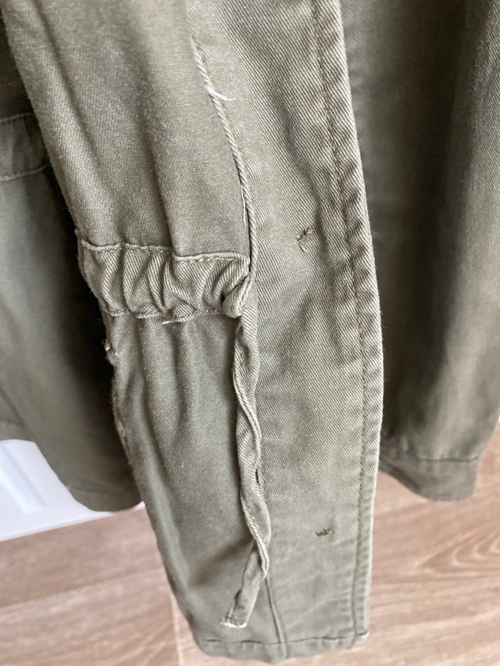 Veste kaki avec broderies T38 - photo numéro 7