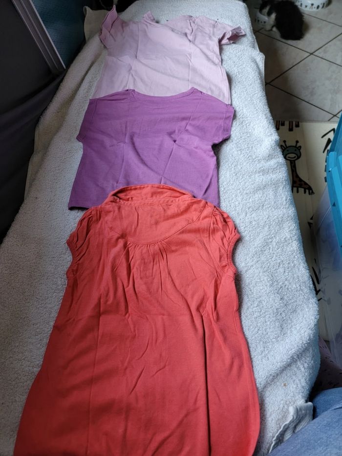 Lot de 7 tee-shirts d été fille 5 ans - photo numéro 6