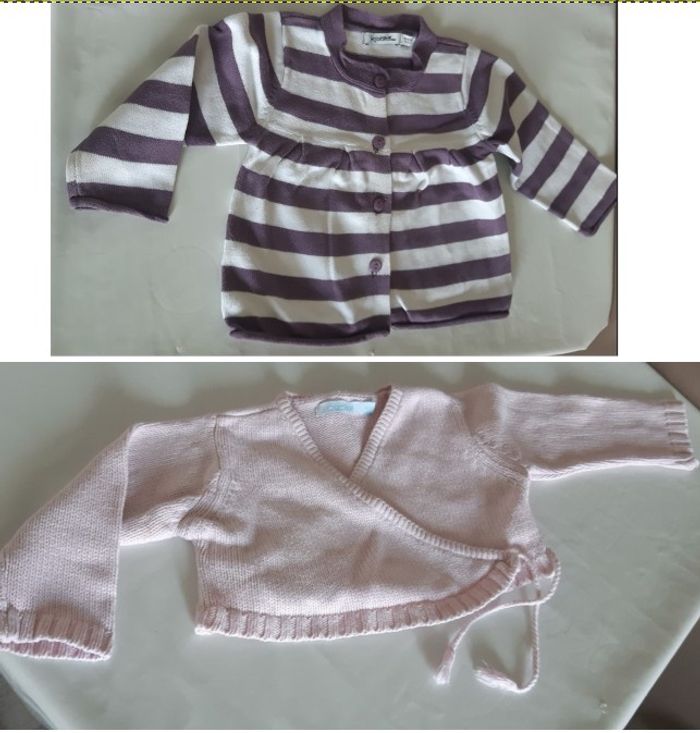 Lot 7 habits fille 12 mois