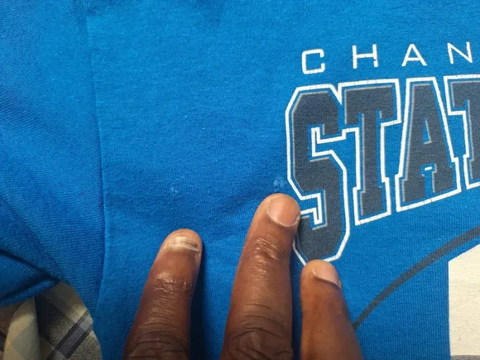 T-shirt Gildan Chandler Wolves 3-Peat 2018 – Bleu – Taille M (555) - photo numéro 12
