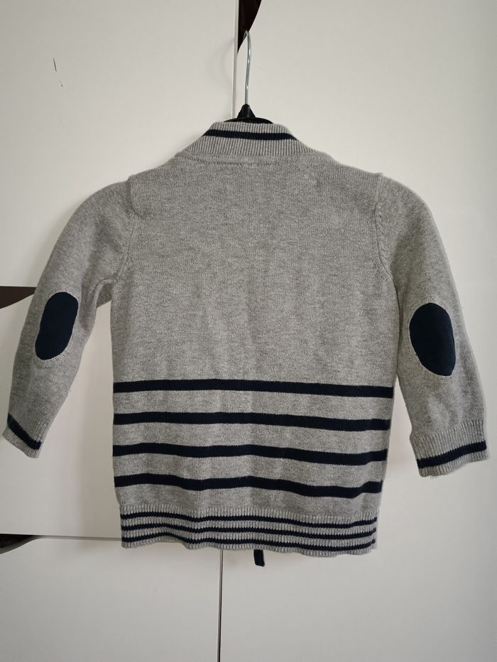 Gilet gris orchestra taille 12 mois - photo numéro 5