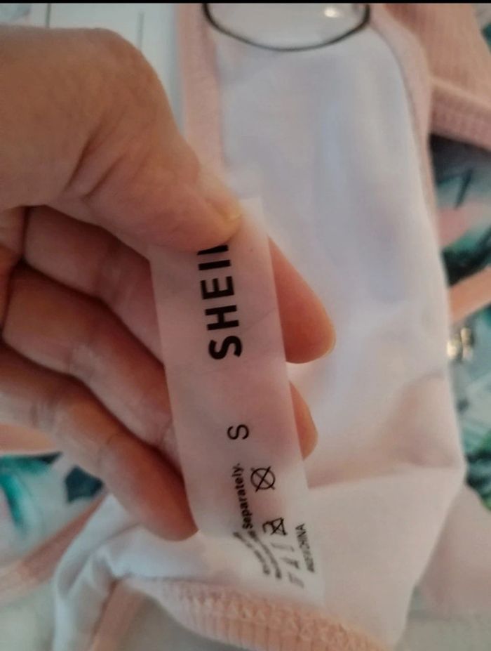 Maillot de bain 2 pièces rose taille S neuf - photo numéro 6