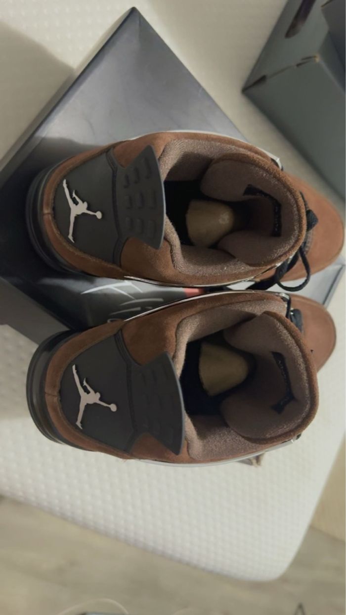Basket neuve Air Jordan 4 Rétro Metallic  Mocha taille 46 - photo numéro 6