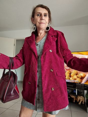 Blazer M/L velours Vintage neuf