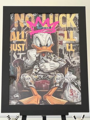 Affiche d’art Donald duck gangsta