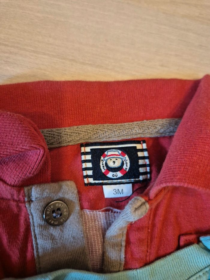 Lot de 2 t shirt manches courtes 3 mois - photo numéro 5