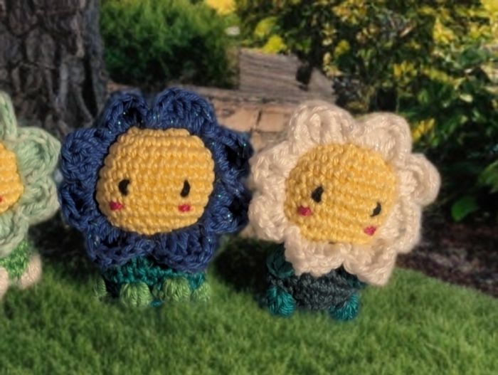 Porte clef petite fleur - photo numéro 4