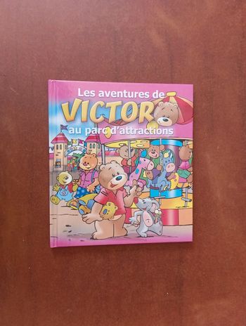 Livre : les aventures de Victor au parc d'attractions