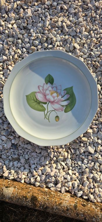 Grand plat floral Chaumette Paris