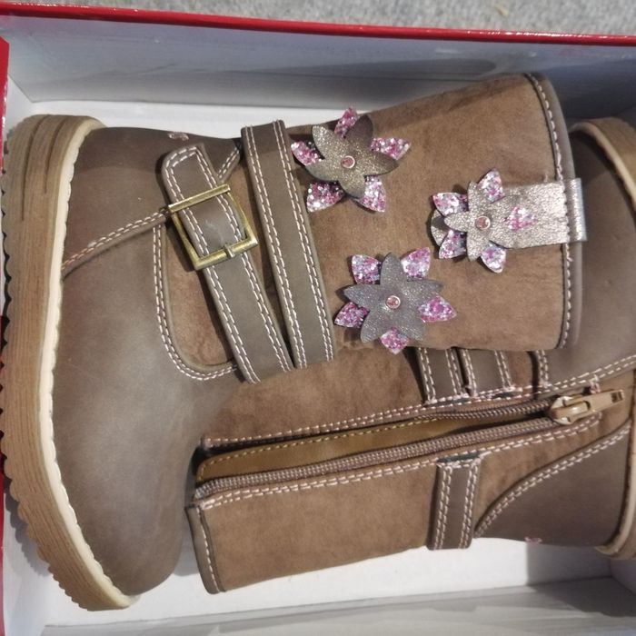 Bottes marrons pour fille
