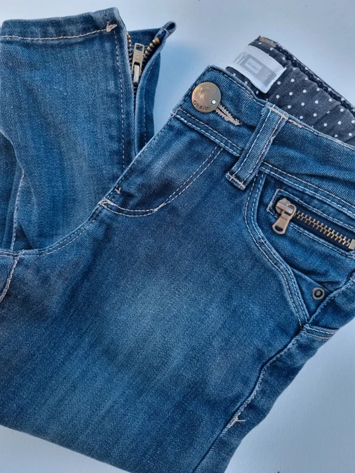 Pantacourt jean skinny okaidi - photo numéro 3