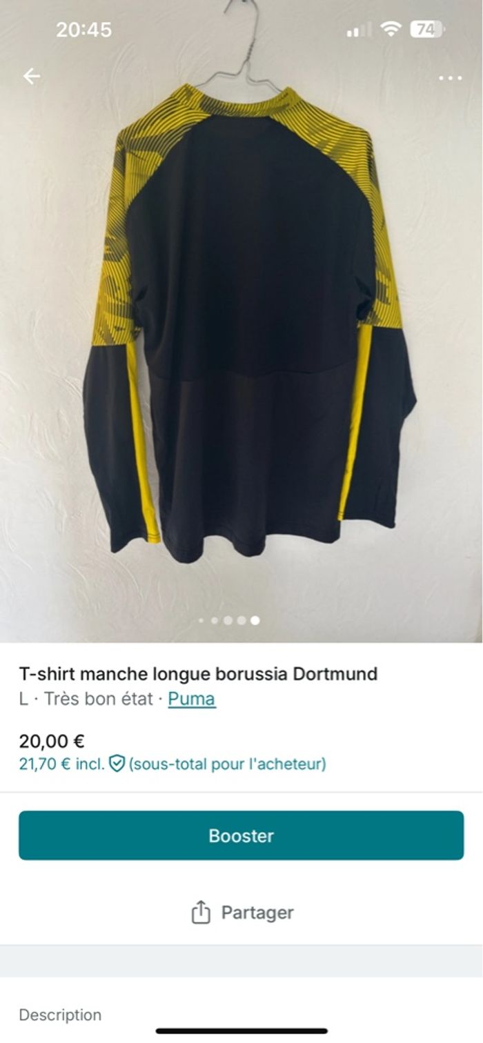 Maillot manche longue Dortmund - photo numéro 5