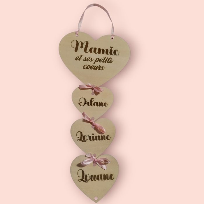 Suspension coeur de mamie - photo numéro 2