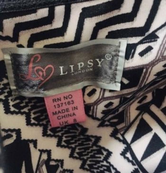 Robe bustier Lipsy noire et blanche 36 - photo numéro 4