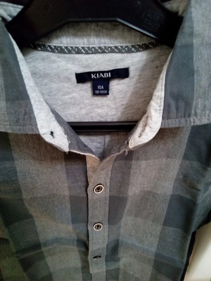 Chemise carreaux T.10 ans - Kiabi - photo numéro 3