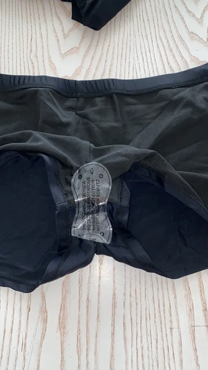 superbe maillot de bain shorty boxer jupette taille 2xl neuf - photo numéro 7