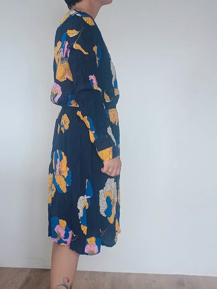 Robe fleurie Camaieu T44 - photo numéro 2