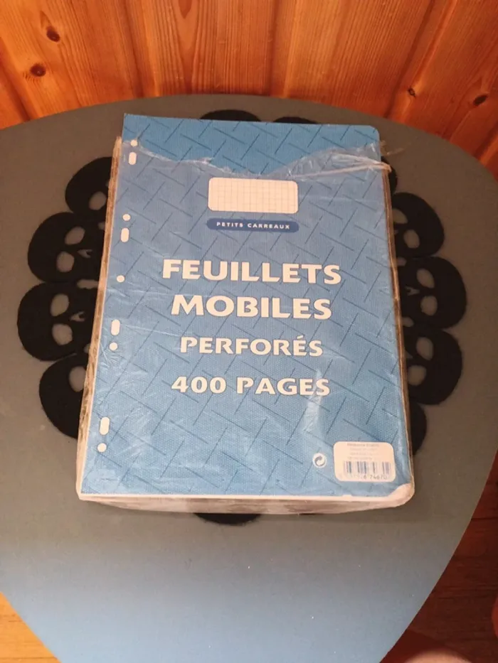 Feuilles simples petits carreaux - photo numéro 2