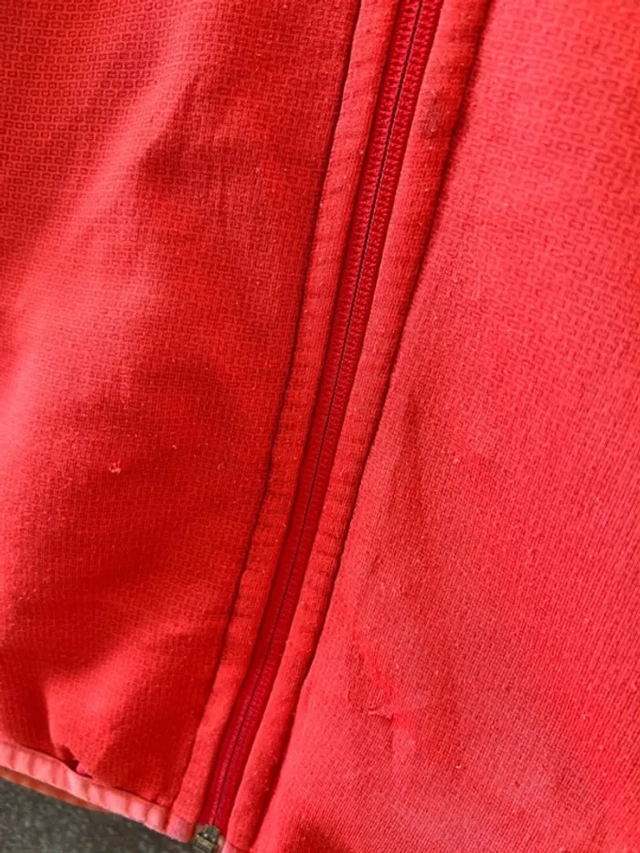 Polaire rouge sans manches homme Patagonia taille M chaleco polar gilet pile ärmellose Fleece Herren - photo numéro 4