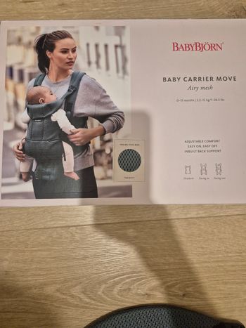 Porte bebe BabyBjorn 0 - 15 mois / 3,2 - 12 kilos