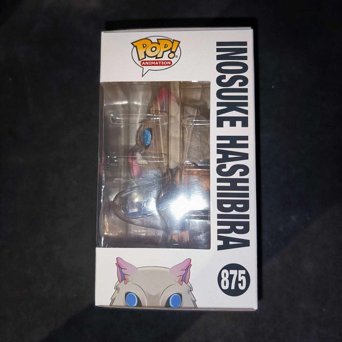 Figurine Funko Pop / Inosuke Hashibira N°875 / Demon Slayer / Flocked Funko Spécial édition - photo numéro 2