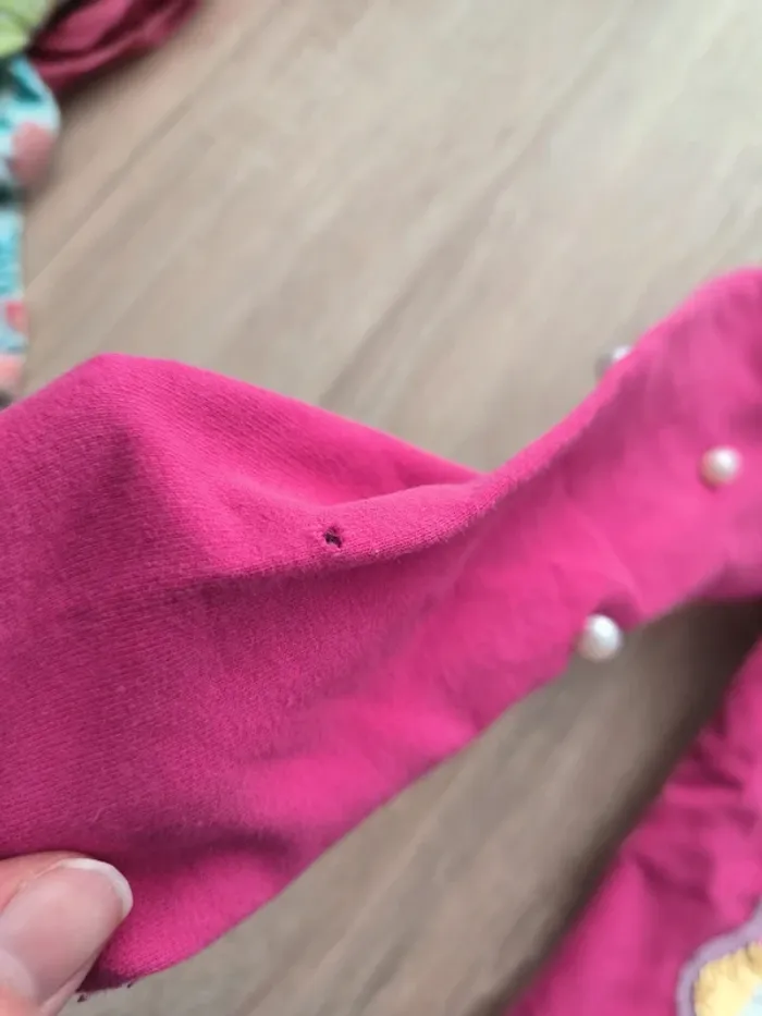 Pull rose à capuche sequins licorne - photo numéro 3