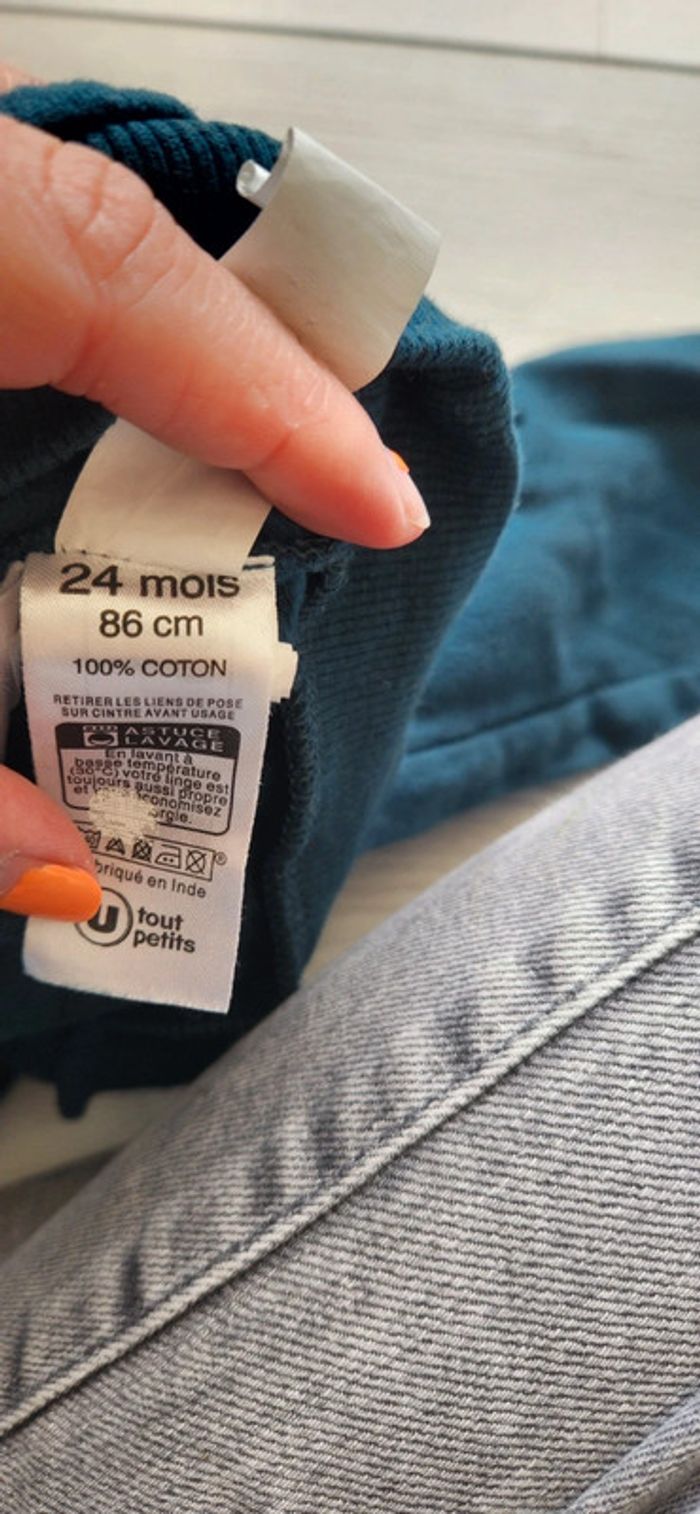 Pull léger bébé garçon 2 ans 86 cm - photo numéro 4