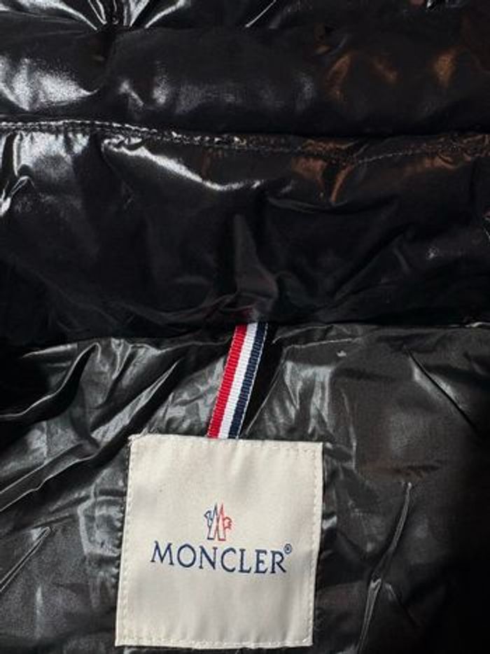 Doudoune moncler matelassé L noir et tricolore - photo numéro 3