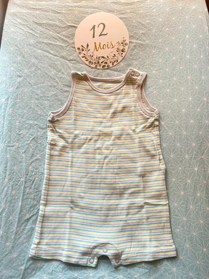 Combinaison marcel short 12 mois