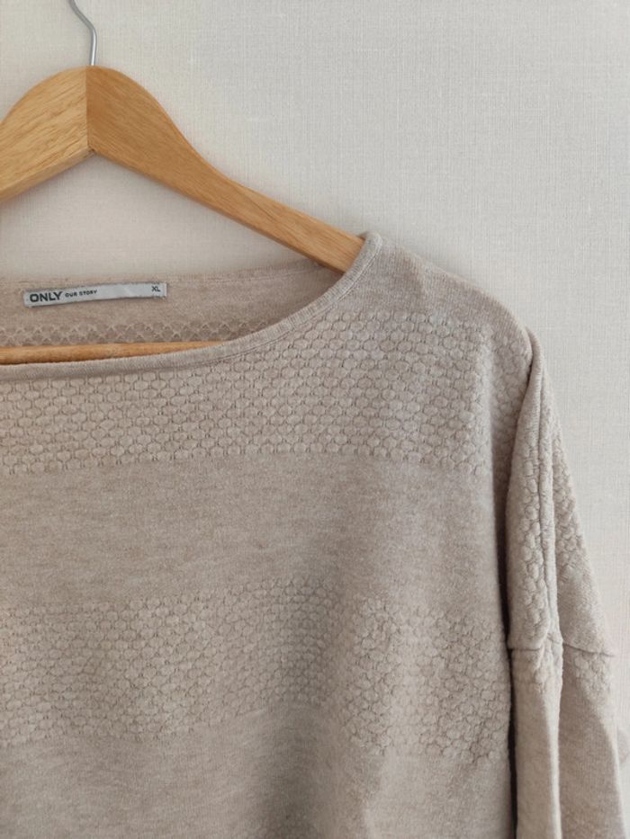 Pull beige - photo numéro 2