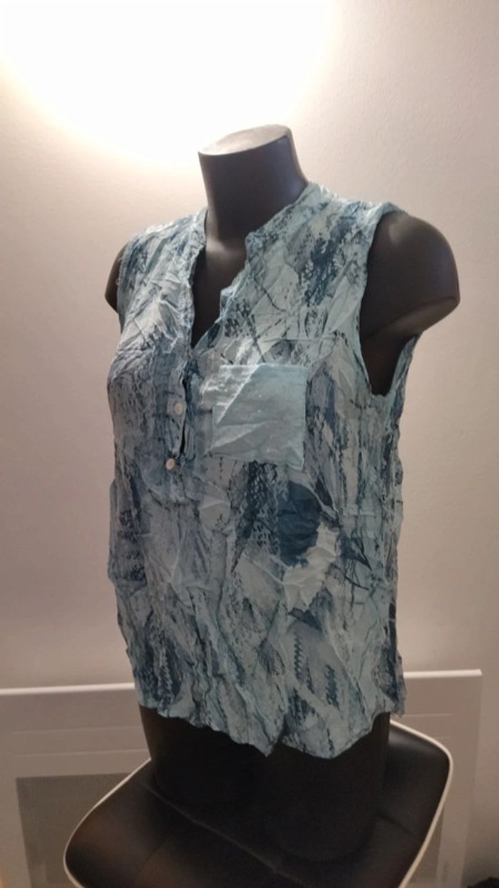 Débardeur bleu femme - photo numéro 3