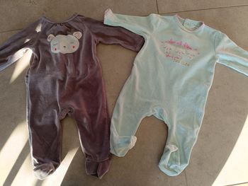 Lot de 2 pyjamas 6 mois