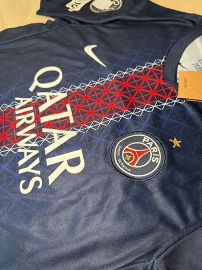Maillot PSG 2025/2026 Ousmane Dembele Badge UEFA Taille S - photo numéro 5