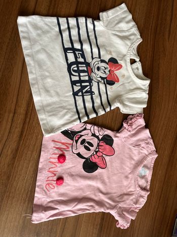 Lot de 2 t-shirt Minnie