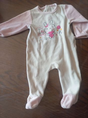 Pyjama lapin 6mois sucre d'orge