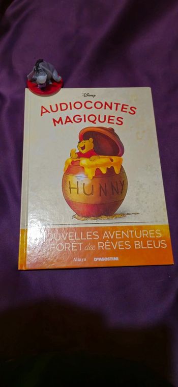 Winnie 105 livre et figurine Collection audiocontes magiques numéros disney altaya