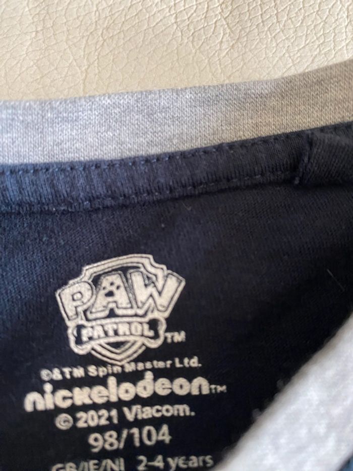 Pyjama paw patrol pat patrouille 98/104 - photo numéro 3