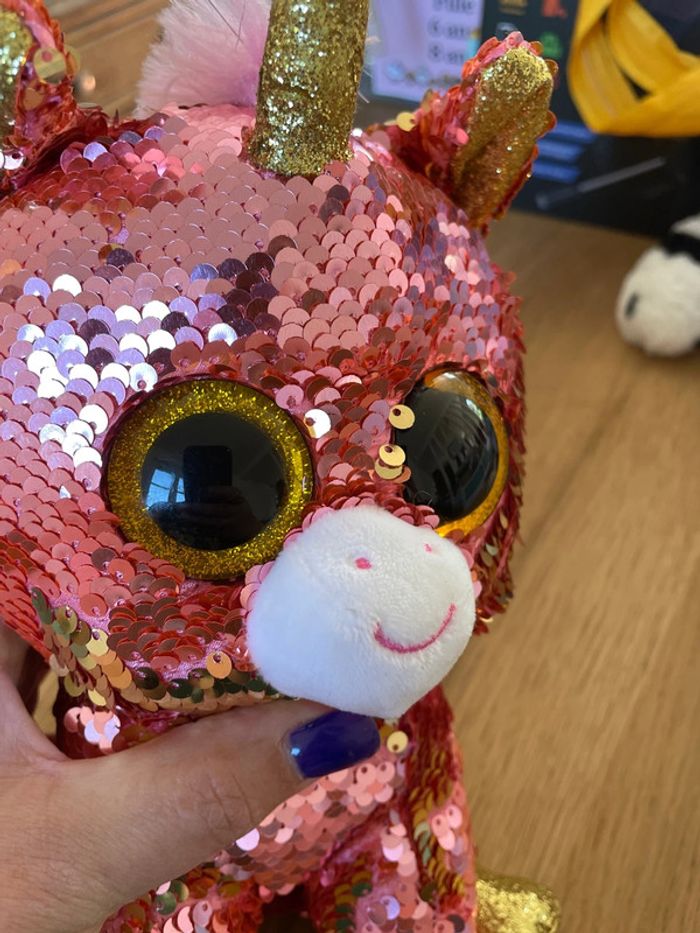 Peluche 23cm t’y en sequins - photo numéro 3