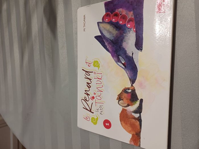 manga : Le renard et le petit Tanuki