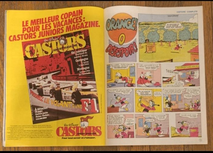 Ancien journal de mickey avec poster N°1467 de 1980 vintage - photo numéro 7