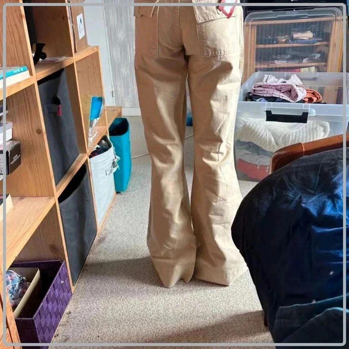 Pantalon  jambes  larges  taille  34  marque SMF - photo numéro 2